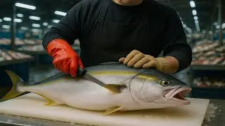 Amberjack Fish Fillet &ndash; Easy & Modern Cutting Technique You Must Try!
