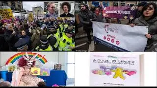 Bible End Times 'Right wing' protesters demonstrate against drag queen story hour at pub