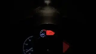 Pulsar 125 bs6 digital mitter display night view❣️