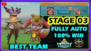 Limited Challenge Saving Dreams Stage 3 Auto Team | Lords Mobile Dream Witch Stage 3 Fully Auto