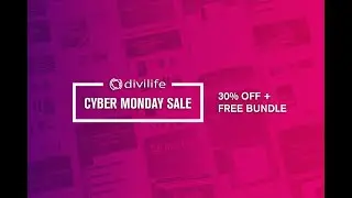 We just launched 7 MORE New Divi Products for Cyber Monday!!