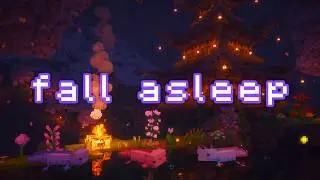 sleep now, wake up early... (minecraft music w/ rain, water, fire)