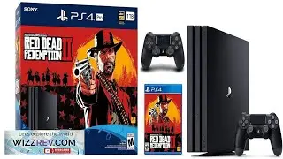 Sony PlayStation 4 Pro 1TB SSD Console Red Dead Redemption 2