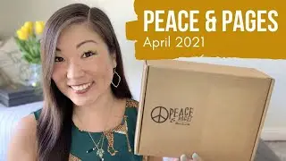 Peace & Pages | Deluxe Book Subscription Box | Daisy Time | April 2021