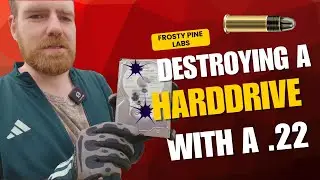 I Shot a Hard Drive with 8 Types of .22 Ammo - Which Did The Most Damage?