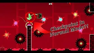 New Bug In Geometry Dash 2.2 (Checkpoint In Normal Mode)