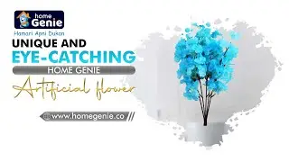 Home Genie Artificial Flower + Free Vase❤️