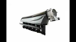 TOYOTA 2JZGE | INTAKE MANIFOLD - Carbon Fibre and Black Billet