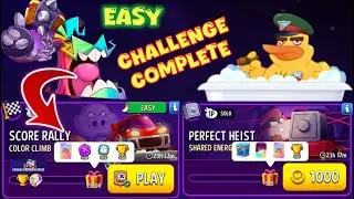 Score Rally Color Climb EASY 23,500/Perfect Heist SHARED ENERGY 935 Points SOLO Challenge