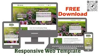 Landscaper Responsive Website Template | Lawn Care Website Template