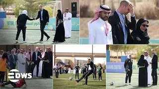 WATCH: Prince William Visits Saudi Arabia, Joins Women&rsquo;s National Youth Soccer Training | AC1Z