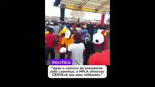 Olha o que aconteceu depois do com&iacute;cio do MPLA 😳