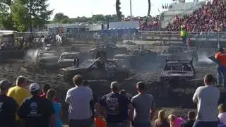 McLeod County Demolition Derby 2016 (Youth Chain Stock)