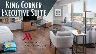 King CORNER Suite! | Marriott City Center | Minneapolis | STADIUM VIEWS and CITY VIEWS!