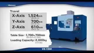 MASENTIA - Matsuura VX-1000 / VX-1500 - 3 akset fr&aelig;ser