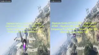 Comparativa FPS GTA V i7 4790K -  i72600 / GTX 970 OC3 - GTX 970 G1