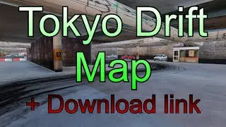CarX Drift Racing Online - Tokyo Drift Map (Underground Garaz Tube) (Custom map + Download link)