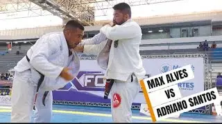 MAX ALVES VS ADRIANO SANTOS - XFORCE BJJ-8 / CATEGORIA MASTER - PESADO !