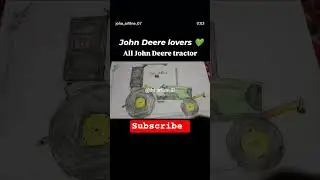 all John Deere tractor Drawing # #automobile #farming