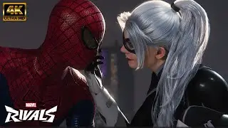 THE SPIDERMAN MARVEL'S RIVALS CHEATING ON MJ WITH BLACK CAT SCENE 4K ULTRA HD