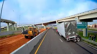 18 wheeler rear axle ripped out