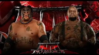 WWE Smackdown vs RAW 2009 Xbox 360 (Umaga vs Big Daddy V) First Blood Match