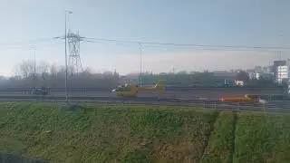 Incidente in Tangenziale Ovest, elisoccorso in azione