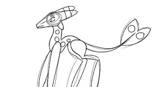 Drawing the koi dragon thing I made
