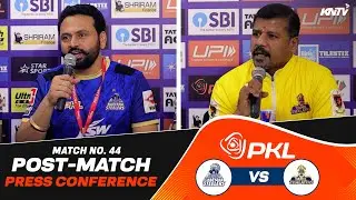 PKL 12 M44 | Haryana Steelers vs Tamil Thalaivas | Press Conference ft.Arjun & Jaideep