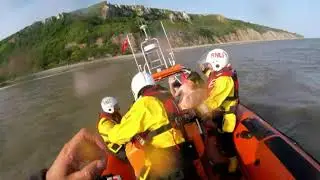 Andy Butterfield - Lyme Regis RNLI rescues two boys