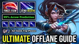 ULTIMATE OFFLANE GUIDE 12Min Godlike Mirana | 200 IQ Arrow Predicted & Deleted Luna 18Min GG DotA 2