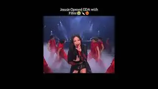 Jennie Opened GDA With Filter 😭🔪❤️&zwj;🔥#shorts#viral#trending#viralshorts#trendingshorts#trend#blink
