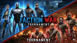 LAW vs OUTLAWS: Faction War Tournament 🏆 | Sonya, Robocop, Jax & Terminator (2v2)
