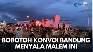 BOBOTOH BERPESTA! Ratusan Bobotoh Konvoi Dan Nyalakan Flare Rayakan Persib Di Jembatan Pasupati