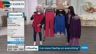 DG2 by Diane Gilman Kimono Layered Top