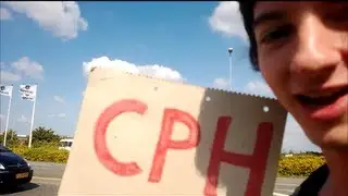 How to hitchhike from Odense to Copenhagen - the ramp to the highway