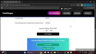 [Free] Print Cheques from your mobile | No App installation | Bulk Indian banks cheque printer