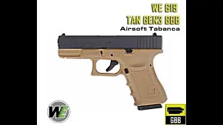 WE GLOCK 19 GEN 3 AİRSOFT GREENGAS