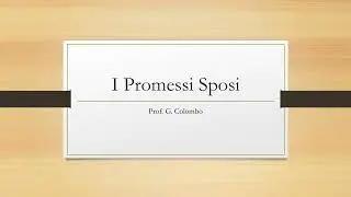 I Promessi Sposi