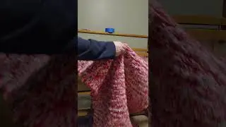 Unbeaming this twice woven rug