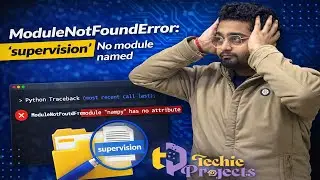 ModuleNotFoundError: No module named 'supervision' | Как установить библиотеки Python в VS Code