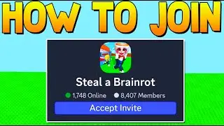 How To JOIN STEAL A BRAINROT DISCORD SERVER on MOBILE & PC! ROBLOX