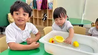 Having fun counting ducks! #elmima #earlymaths #kindergarten #preschool
