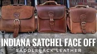 Maybe the Best Leather Satchel??? Indiana Satchel Face-OFF | Saddleback Leather