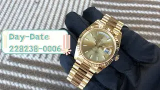 Unboxing Rolex Day- Date Yellow Gold Champagne Dial Stick 228238-0006