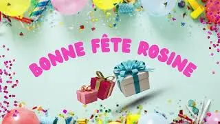 Bonne F&ecirc;te Rosine #rosine #fetedesprenoms2025