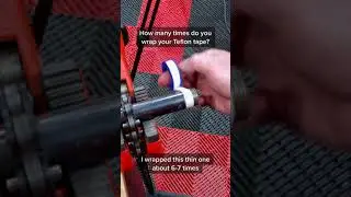 Wrapping Plumber's Tape