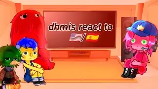 dhmis react to....🇺🇲/🇪🇸 3/4 (CRINGE💀)