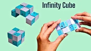How to make Infinity Cube at home | Origami Fidget toy Paper Craft