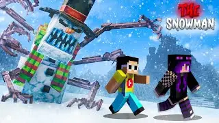 I Survived 100 Days of THE SNOWMAN Mod! (HINDI)